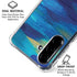 Ocean Blue Brush Stroke by Etta Vee Galaxy A36 5G Clear Case